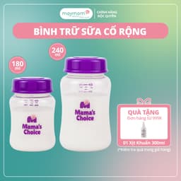 Thumbnail Bình Trữ Sữa Cổ Rộng Mama's Choice, Tương Thích Máy Hút Sữa Spectra, Avent, Fatz, Rozabi, Cimilre Dung Tích 180ml-240ml 1