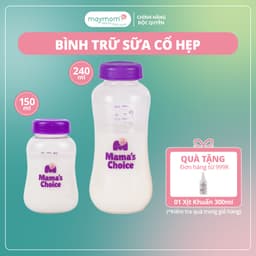 Thumbnail Bình Trữ Sữa Cổ Hẹp Tương Thích Máy Hút Sữa Medela, Unimom, Ameda – Bình Đựng Sữa Mama's Choice Dung Tích 150ml - 240ml 1
