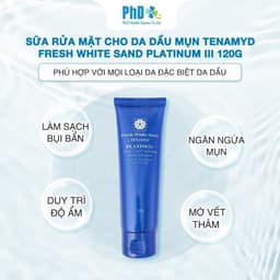 Thumbnail Sữa Rửa Mặt Trắng Da Fresh White Sand Tenamyd I, II, III 120g - Sữa Rửa Mặt Làm Sạch Sâu 4