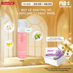 Thumbnail Combo 2 Chai Dung Dịch Vệ Sinh Phụ Nữ Dạng Bọt Ladycare Classic Và Ladycare Extra Aloe Vera 190ml 2