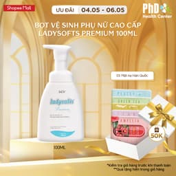 Thumbnail Dung Dịch Vệ Sinh Phụ Nữ Dạng Bọt Ladysofts Premium Làm Sạch Và Duy Trì Độ pH Tự Nhiên 100ml - 250ml 2