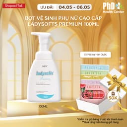 Thumbnail Dung Dịch Vệ Sinh Phụ Nữ Dạng Bọt Cao Cấp Ladysofts Premium Làm Sạch Và Duy Trì Độ pH Tự Nhiên 100ml 1