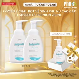 Thumbnail Combo 2 Chai Dung Dịch Vệ Sinh Phụ Nữ Dạng Bọt Ladysofts Premium Làm Sạch Và Duy Trì Độ pH Tự Nhiên 2