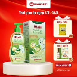 Thumbnail Sữa tắm gội thảo dược Ích Nhi cho bé chai 200ml phòng cảm lạnh, ngừa rôm sẩy, mẩn ngứa, dưỡng da mềm mịn cho bé 1