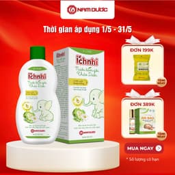 Thumbnail Nước tắm gội thảo dược Ích Nhi lọ 230ml (0-3 tuổi) bảo vệ bé suốt 24h ngừa rôm sảy, hăm da, mẩn ngứa 1