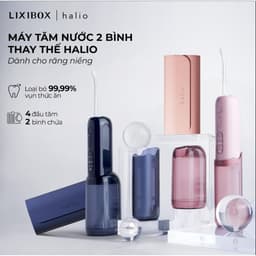 Thumbnail Máy Tăm Nước 2 Bình Thay Thế Halio UltraClean Express Hydro Floss Phiên Bản Nâng Cấp 4