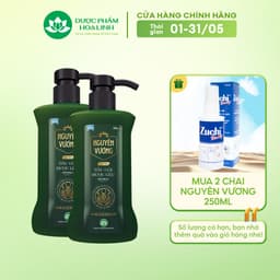 Thumbnail Combo 2  chai dầu gội dược liệu Nguyên Vương lịch lãm dành cho nam chai 250ml - Dành cho tóc nam giới khô xơ, hư tổn 1