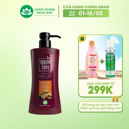 Thumbnail Dầu gội Dược liệu Nguyên Xuân nâu 350ml - Dành cho tóc thường - Tặng thêm 10% thể tích giá không đổi 1