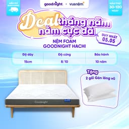 Thumbnail Nệm Foam Vua Nệm Goodnight Hachi 15cm, Đệm Foam Massage Toàn Thân Nâng Đỡ Cơ Thể 1