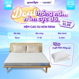 Thumbnail Nệm Cao Su Non Vua Nệm Goodnight Rena 10cm, Đệm Cao Su Non Hybrid Lớp Cao Su Thiên Nhiên 2