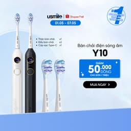 Thumbnail Bàn chải điện sóng âm thông minh usmile Y10 - Bảo hành 12 tháng 1