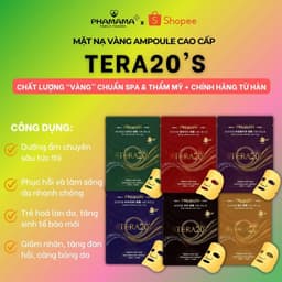 Thumbnail Mặt nạ vàng cao cấp Tera20's với tinh chất Ampoule làm sáng da, cấp ẩm, mờ sạm nám (30ml) 1