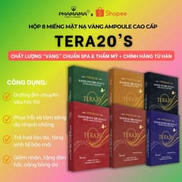 Thumbnail Hộp 8 miếng mặt nạ vàng cao cấp Tera20's tinh chất Ampoule sáng da, cấp ẩm, mờ sạm nám 30ml 1