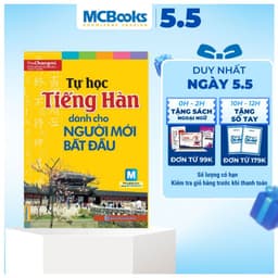Thumbnail Sách - Tự Học Tiếng Hàn Cho Người Mới Bắt Đầu - Học Kèm App Online 1
