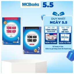 Thumbnail Sách - Combo Tiếng Hàn Tổng Hợp Dành Cho Người Việt Nam - Sơ Cấp 2 2