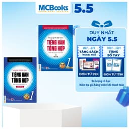 Thumbnail Sách - Combo Tiếng Hàn Tổng Hợp Dành Cho Người Việt Nam - Sơ Cấp 1 ( SBT + GTR) 2