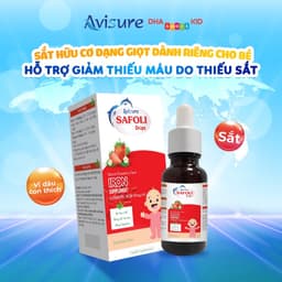 Thumbnail Sắt kẽm sinh học Mỹ Avisure Safoli - ZiO cho bé 20ml 2