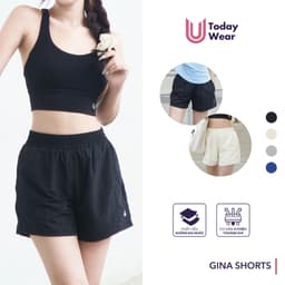 Thumbnail Quần đùi thể thao nữ Gina Short Today U Wear co giãn thoáng mát 1