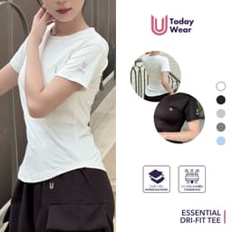 Thumbnail Áo thun thể thao nữ Essential Dri-FIT tập gym yoga chống tia UV chống nắng UPF 50+ Today U Wear 1