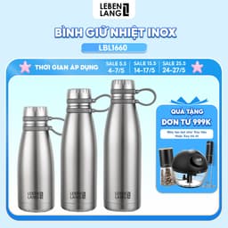 Thumbnail Bình giữ nhiệt Lebenlang LBL1660,LBL1661,LBL1662 inox cao cấp không gỉ,lõi lọc trà đi kèm,chính hãng 1