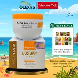 Thumbnail Kem Ủ Tóc Phục Hồi Siêu Mượt OLEXRS+HairSalon LUXURY Repair Mask 500ml 1