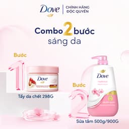 Thumbnail Combo Sữa tắm Dưỡng thể Dove 500g Da Mịn Hương Hoa 500g + Tẩy Da Chết Dưỡng Ẩm Dove Hương Hoa Anh Đào/ Lựu Đỏ 298g 2