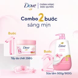 Thumbnail Combo Sữa tắm Dưỡng thể Dove 500g Da Mịn Hương Hoa 500g + Tẩy Da Chết Dưỡng Ẩm Dove Hương Hoa Anh Đào/ Lựu Đỏ 298g 3