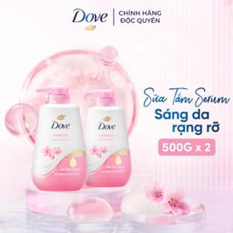 Thumbnail Combo 2 Sữa Tắm Serum Dove Pro-Ceramide Giúp Da Đàn Hồi Và Căng Bóng 500g/900g 1