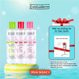 Thumbnail Nước tẩy trang Evoluderm Micellar Cleansing Water 250ml (Tùy chọn) 1