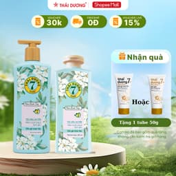 Thumbnail Mua Dầu gội Thái Dương 7 Gold Hoa Bưởi Tây 500ml tặng 1 Tube 7 Plus Gold 50g 1