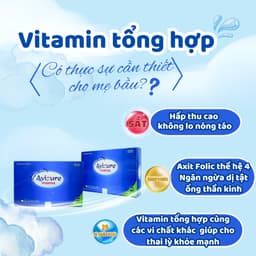 Thumbnail Vitamin tổng hợp cho bà bầu Avisure Mama bổ sung đủ sắt, dha và 23 loại vitamin Hộp 60v 2