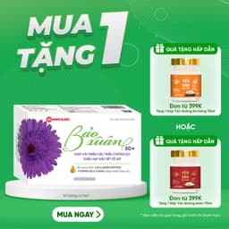 Thumbnail Combo 3 hộp viên uống Bảo Xuân 50+ giúp bổ sung nội tiết tố nữ, làm chậm lão hoá, giảm bốc hoả, cáu gắt 30 viên/hộp 1