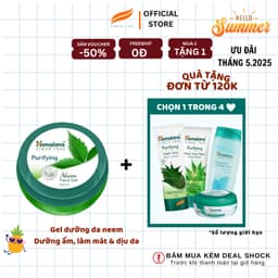Thumbnail Gel dưỡng ẩm làm dịu da Himalaya Purifying Neem Face Gel 100ml 1