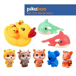 Thumbnail Đồ chơi chíp con vật thả bồn tắm cao cấp Pikaboo, hình con vật đáng yêu ngộ nghĩnh an toàn cho bé 1
