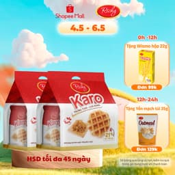 Thumbnail Combo 2 bịch bánh Richy Karo phô mai và sợi gà truyền thống 2