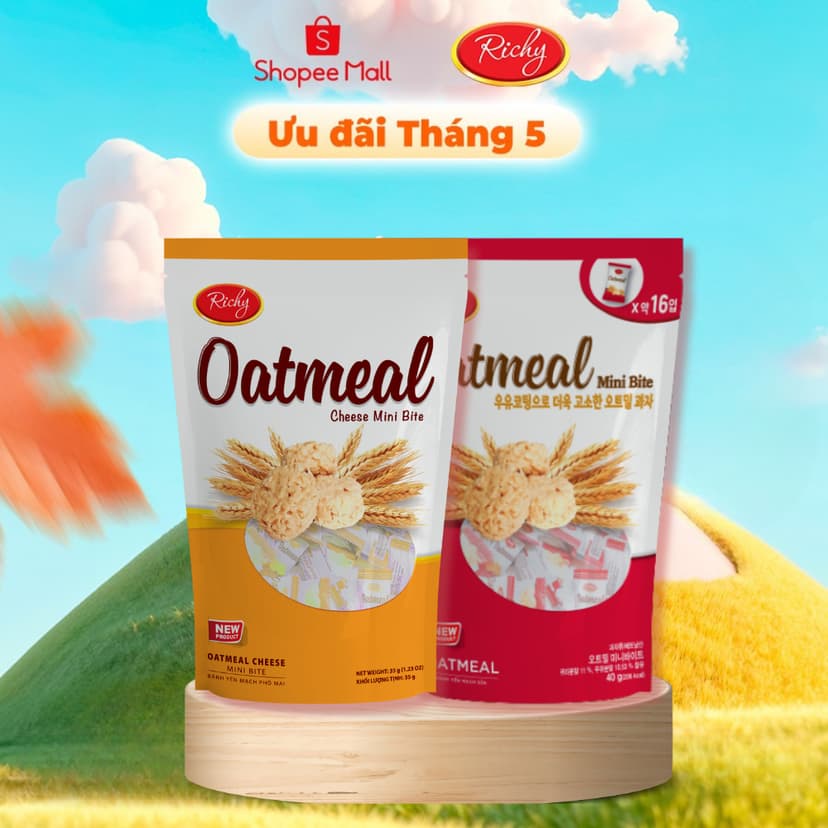 Ảnh Bánh Yến Mạch Richy mini bite 35-40g 1