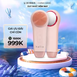 Thumbnail Máy Rửa Mặt Massage Tích Hợp Liệu Pháp Ánh Sáng và Nhiệt Halio Multi-task Cleansing & Massaging Device 2