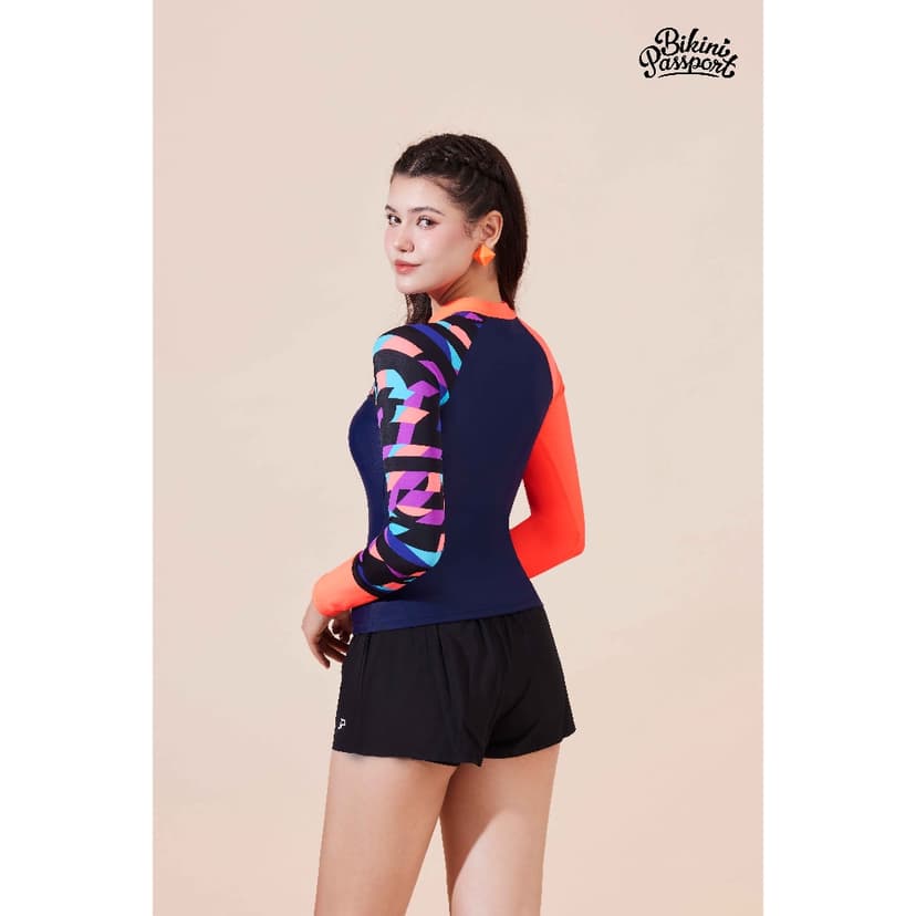 Ảnh Quần bơi Nữ BIKINI PASSPORT kiểu ngắn hai lớp - màu Đen - BS1015_BL 3
