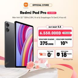 Thumbnail Máy tính bảng Redmi Pad Pro (8+128GB) | Màn hình 12,1" 120Hz 2,5K | SD 7sGen2 | Pin 10000mAh 1