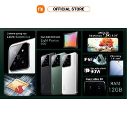 Thumbnail Điện thoại thông minh Xiaomi 14 (12+256GB) | Màn hình 6.36" AMOLED 120Hz | Camera Leica | Ligh Fushion 900 | SD® 8Gen3 2