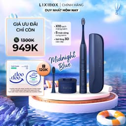 Thumbnail Bàn Chải Điện Halio Sonic Whitening Toothbrush Pro - Màu White Kèm Hộp Đựng 2