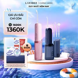 Thumbnail Máy Tăm Nước 2 Bình Thay Thế Halio UltraClean Express Hydro Floss Phiên Bản Nâng Cấp 1