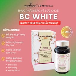 Thumbnail Viên uống Glutathione BC White giảm nám, tàn nhang, giải độc gan, giúp da đẹp mịn màng, trắng sáng 1