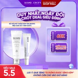Thumbnail Bộ đôi mờ nám đốm, ngăn ngừa sắc tố đậm melanin và dưỡng da sáng đều màu Skinmd cream 15ml + brightening 1