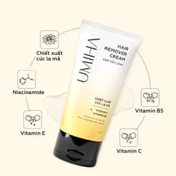 Thumbnail Combo Triệt lông nách UMIHA - Thay cho Máy triệt lông khi triệt lông nách với Mỡ trăn và Kem tẩy lông, Sáp wax lông 2