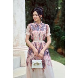 Thumbnail Set Đồ Nữ 𝐂𝐂𝐇𝐀𝐓 Dáng Xòe Tay Ngắn Vespera Nhún Bồng Chất Liệu Voan Tơ Mềm Nhẹ 55BNV1007XT 3