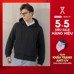 Thumbnail Áo Khoác Nam Couple TX Original Thun 2 Da Form Oversize MOK 1063 1