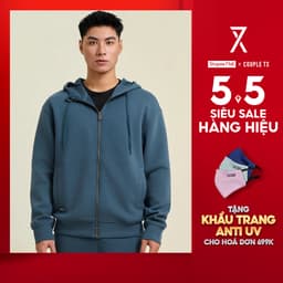 Thumbnail Áo Khoác Chống Nắng Nam Couple TX Thun 2 Da Dây Kéo 2 Đầu MOK 1059 1