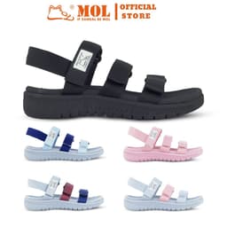 Thumbnail Sandal MOL Zenstep nam nữ unisex MS4BB 3 quai ngang ( Form nhỏ, khách lưu ý lấy tăng 1 size) 1