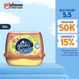 Thumbnail GLADE Sáp Thơm Cao Cấp Công Thức Gốc Nước Cho Hương Thơm Kép180g | Sc Johnson 1